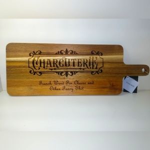 Engraved charcuterie board